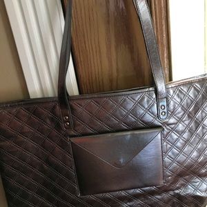 Bronze tote bag